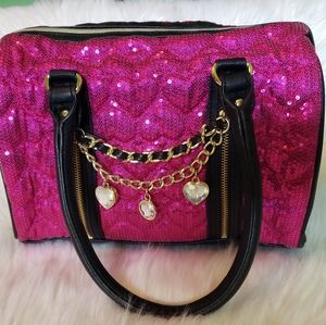 Betsey Johnson sequin purse